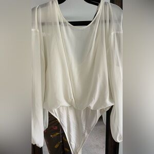 Elegant White Women's Top